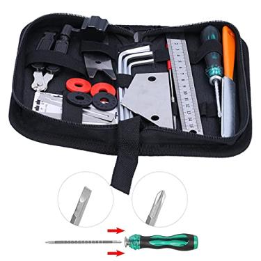 Imagem de ZJchao Kit de Reparo de Guitarra, Régua de Altura da Corda de Guitarr