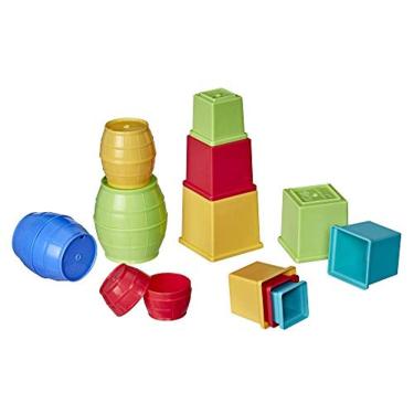 Imagem de Playskool Stack e Nest Barrels e Blocos Bundle Toy para