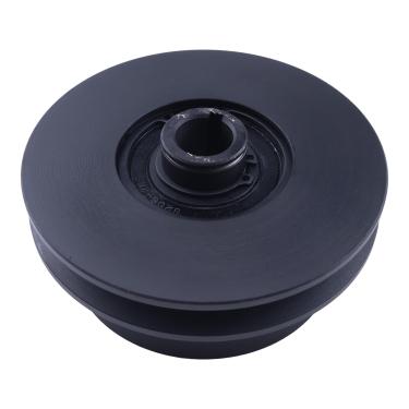 Imagem de JEENDA Polia dupla de 12 cm, correia em V de 1/5.1 cm, eixo de 20 mm compatível com Honda GX160 ou GX200 eixos de motor embreagem centrífuga para equipamentos de construção pesados