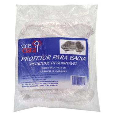 Imagem de Protetor Bacia de Pedicure Descartável C/12 uni Santa Clara