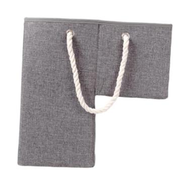 Imagem de FLCPJGV Cesta de escada dobrável, organizador de caixa de armazenamento para sala de estar, livros e brinquedos