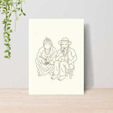 Imagem de Quadro Decorativo Umbanda A4  Placa MDF - Lomi Art, UMB10