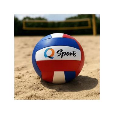 Imagem de Bola De Volei Tamanho Oficial Padrão Praia Quadra Resistente Jogo Trei