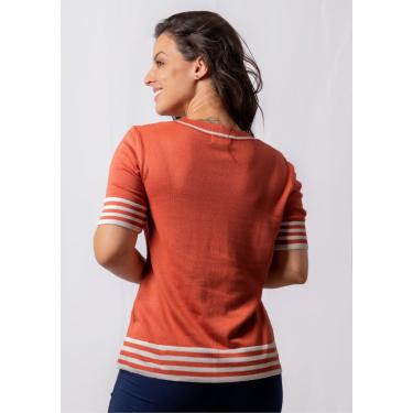 Imagem de Blusa m/c Pau a Pique Modal Goiaba
