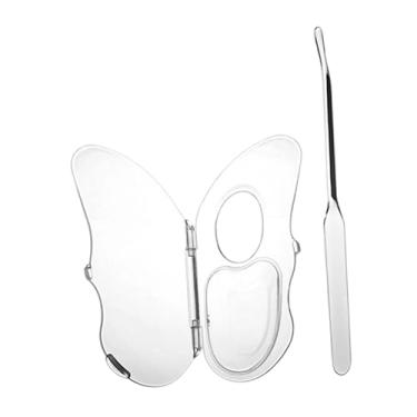 Imagem de Kokiya Paleta de maquiagem, paleta de cosméticos, reutilizável, compacta, bandeja para misturar maquiagem, para batom, sombra, base para nail art