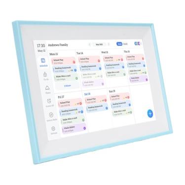 Imagem de Zhjvihx Calendário Digital Inteligente, Porta-retratos Eletrônico WiFi Com Tela de Toque de 10,1 Polegadas Com Sincronização do Outlook, para Gráfico de Tarefas do Planejador Familiar