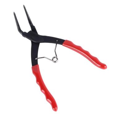 Imagem de Alicate de anel de pressão de 90 graus curvado interno de 18 cm de aço carbono