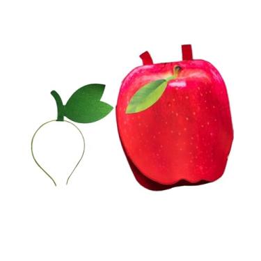 Imagem de LCSVCCXA Fantasias de Frutas E Comidas para O Halloween, para Eventos Temáticos de Comida No Palco, Apple Adulto