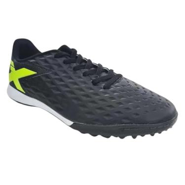 Imagem de Chuteira Society Oxn Gênio 3 Pro - Preto/Limão - 37