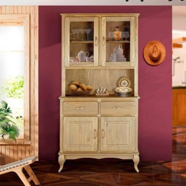 Imagem de Armário Oratório Rústico Arca e Balcão Madeira Maciça Mel