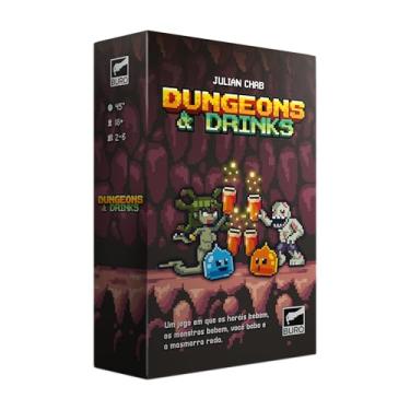 Imagem de Buró, Dungeons & Drinks, Jogo de Cartas Divertido para Amigos, 2-6 jogadores