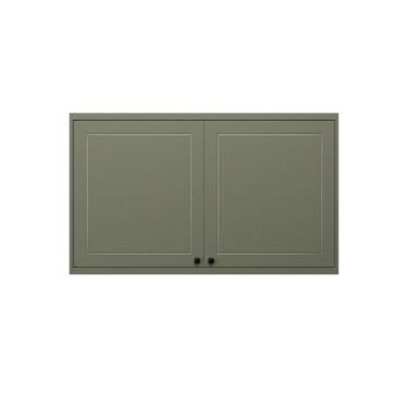 Imagem de Armário Aéreo Mdf Herval Viana, 2 Portas, Verde Hill, 120 Cm