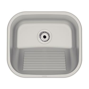 Imagem de Tanque de Encaixe Hera Compact Aço Inox Acetinado 19 Litros - Tramontina 94404/107