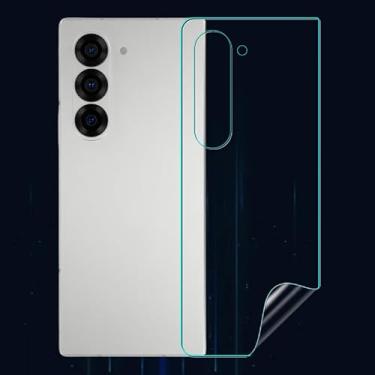 Imagem de Protetor de tela traseira de proteção total para Samsung Galaxy Z Fold 6 5G filmes de hidrogel anti-arranhões filme transparente TPU macio