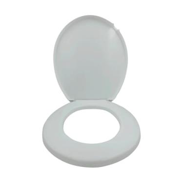 Imagem de Tampa de Privada, Assento Sanitário Injetado Tampa Oval Redondo(CINZA CLARO (INJETADO))