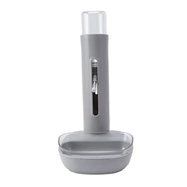 Imagem de Pssopp Dispensador de água para Animais de Estimação, Alimentador Automático de Ajustável para Cães e Gatos, Garrafa de 480ml Com Tigela Removível