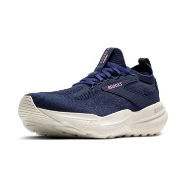 Imagem de Brooks Tênis de corrida feminino Glycerin Stealthfit 21 Neutral, Pavão/ônix/orquídea, 35