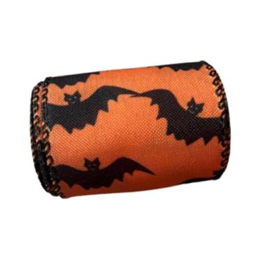 Imagem de Vaveren Fita de Halloween para embrulho de caixa de presente, suprimentos, fita decorativa criativa para artesanato, arranjos de flores, projetos faça você