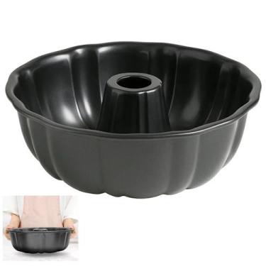Imagem de Forma Antiaderente Bolo Pudim Redondo Furo no Meio Refeiçao Cozinha So