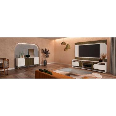 Imagem de Conjunto Sala Elegance:Rack 4501 + Buffet 4505 + Painel 4507