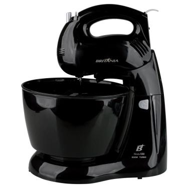 Imagem de Batedeira Pérola 550 Turbo Britânia Preta 220V
