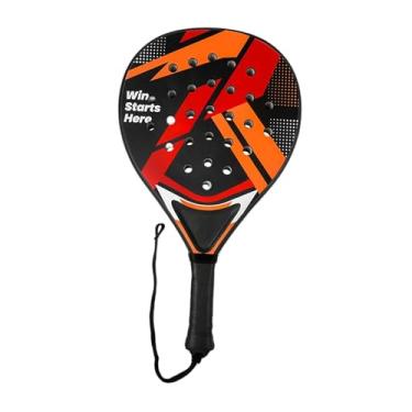 Imagem de oshhni Raquete de Padel, Raquete de Tênis, Entretenimento, Agilidade, Equipamento Físico para Iniciantes, Crianças e Adultos, Campo Esportivo Escolar, Jardim, Preto E Vermelho