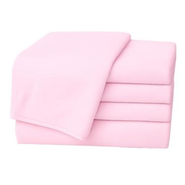 Imagem de Kit 10 Toalhas de Banho Adulto Gigante Alta Absorção 1,40 m x 70 cm Toque Macio Luxo (Rosa)