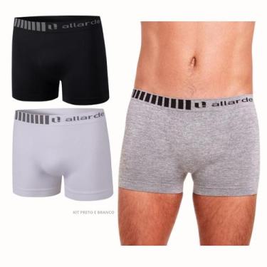 Imagem de Kit 2 Cuecas Boxer Masculina Sem Costura Confortável Allarde Trifil - 