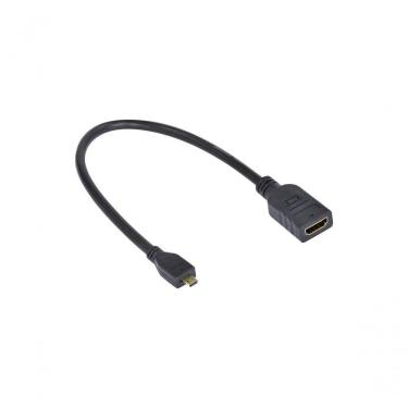 Imagem de Cabo Adaptador Micro Hdmi X Hdmi Fêmea 30cm Amchf-30