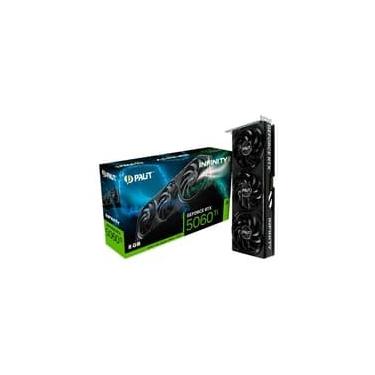 Imagem de Placa de Vídeo Palit GeForce RTX5060Ti INFINITY 3 NVIDIA GeForce, 8GB GDDR7, 128bit, FP4 e DLSS 4, Ray Tracing - NE7506T019P1-GB2062S