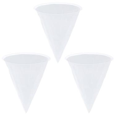 Imagem de CRASPIRE 3 peças de filtros de mel de abelha cone de filtro de malha de alimentos de nylon branco apicultura coador fino macio equipamento apiário ferramenta de extração balde peneira sacos rede para