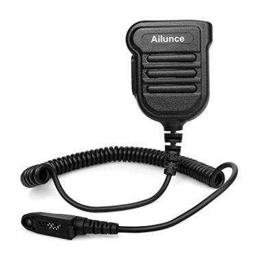 Imagem de Microfone de alto-falante de ombro Ailunce HD1 IP67 à prova d'água Walkie Talkies para rádio Retevis RT29 RT47 RT48 RT82 RT87 Rádios bidirecionais (1 pacote)
