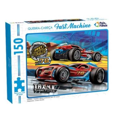 Imagem de Quebra Cabeça Fast Machine 150 Peças Pais e Filhos - Pais & Filhos
