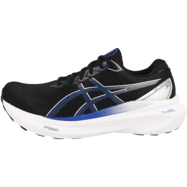 Imagem de ASICS Tênis de corrida masculino Gel-Kayano 30, Preto ilusão azul, 41