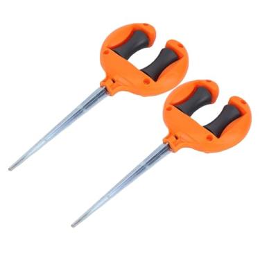 Imagem de SUNGOOYUE Guia de Rolo de Mangueira de Jardim, Suporte Eficiente de Estaca de Proteção de Plantas para Estufa, Material Abs para Gramado, Jardins, Quintais, 2 Pacotes