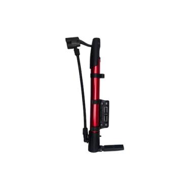 Imagem de Bomba de Ar Portátil com Pedal, Metal e Plástico, 100 PSI, para Bicicleta, Moto, Bola e Balão, Cores Sortidas