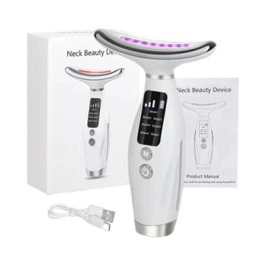 Imagem de Dispositivo De Beleza Facial EMS Microcorrente De 7 Cores Massageador 
