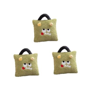 Imagem de Bothyi 3x Almofada de Pelúcia de Natal Confortável Festa de Natal Decoração de Natal Almofada de Pelúcia para Sala de Estar Quarto, Monstro