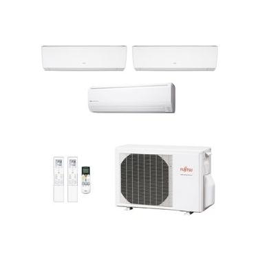 Imagem de Ar-Condicionado Multi Split Inverter Fujitsu 23.000 (1x Evap HW 7.000 + 1x Evap HW 9.000 + 1x Evap HW 18.000) Quente/Frio 220V