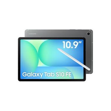 Imagem de Tablet Samsung Galaxy Tab S10 FE 10.9" Android 15 128GB Exynos 1580 Wi-Fi 13MP Caneta S Pen Capa Protetora Cinza
