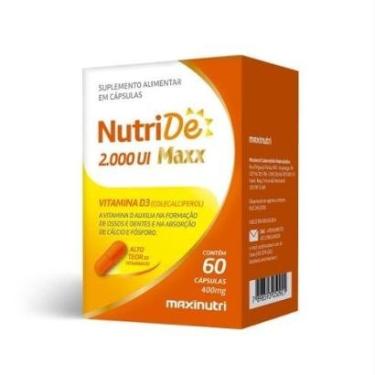 Imagem de NutriDe Vitamina D3 2.000UI (60 caps) MaxiNutri-Feminino