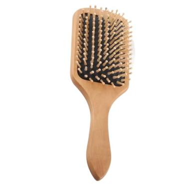 Imagem de Yinhing Escova de Cabelo Escova Profissional para Desembaraçar Cabelos Cacheados e Grossos Com Cabo de Madeira Premium Design Ergonômico para Tipos de Desembaraçar Sem Esforço Reduz o Frizz e a Quebra