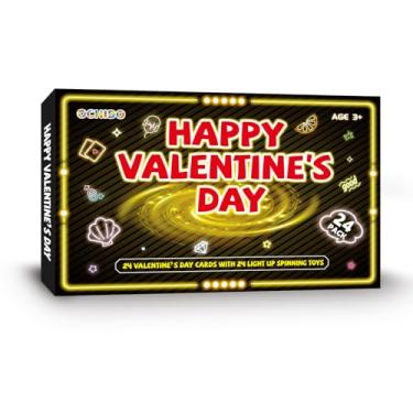 Imagem de OCHIDO 24 Packs Valentines Day Gifts Cards with Pen, Valentine School Classroom Exchange Prizes for Boys Girls, Valentine School Party Favors