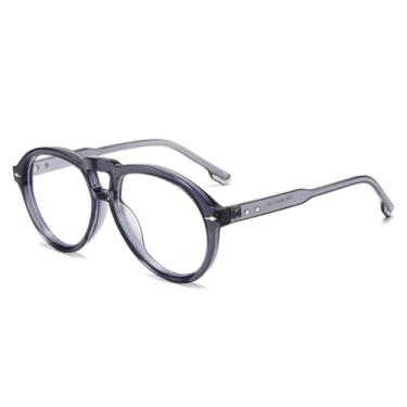 Imagem de HCHES Óculos de Sol Grandes de Luxo UV400 Estilo Retrô para Homens e Mulheres, Ideais para Dirigir e Praticar Esportes ao Ar Livre (5)