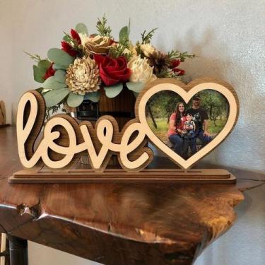 Imagem de Porta retrato love - BESALT LASER
