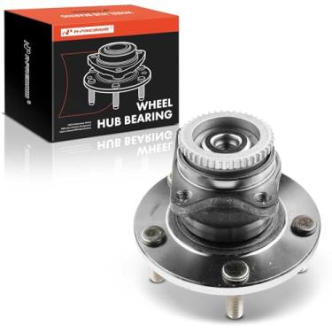 Imagem de A-Premium Rolamento De Roda Traseira E Conjunto Cubo Com Anel Abs 5 Pinos Compatível Mitsubishi Eclipse 2005-2012, Galant 2004-2012, 4 Rodas