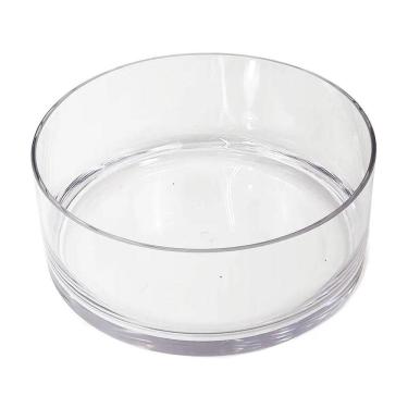 Imagem de Vaso Redondo Floreira Terrario Cilindro Em Vidro Suculentas, Arranjos 24X10Cm