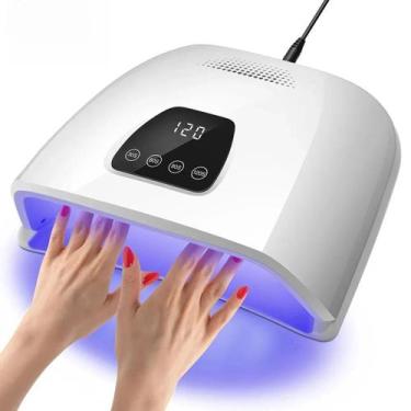 Imagem de Lâmpada UV LED Para Unhas Secadora Profissional Com Sensor Automático 