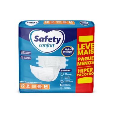 Imagem de Fralda Geriátrica Safety Hiperpacotão M com 50 unidades