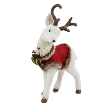 Imagem de Enfeite Natalino Baby Cervo Pose c/Roupinha